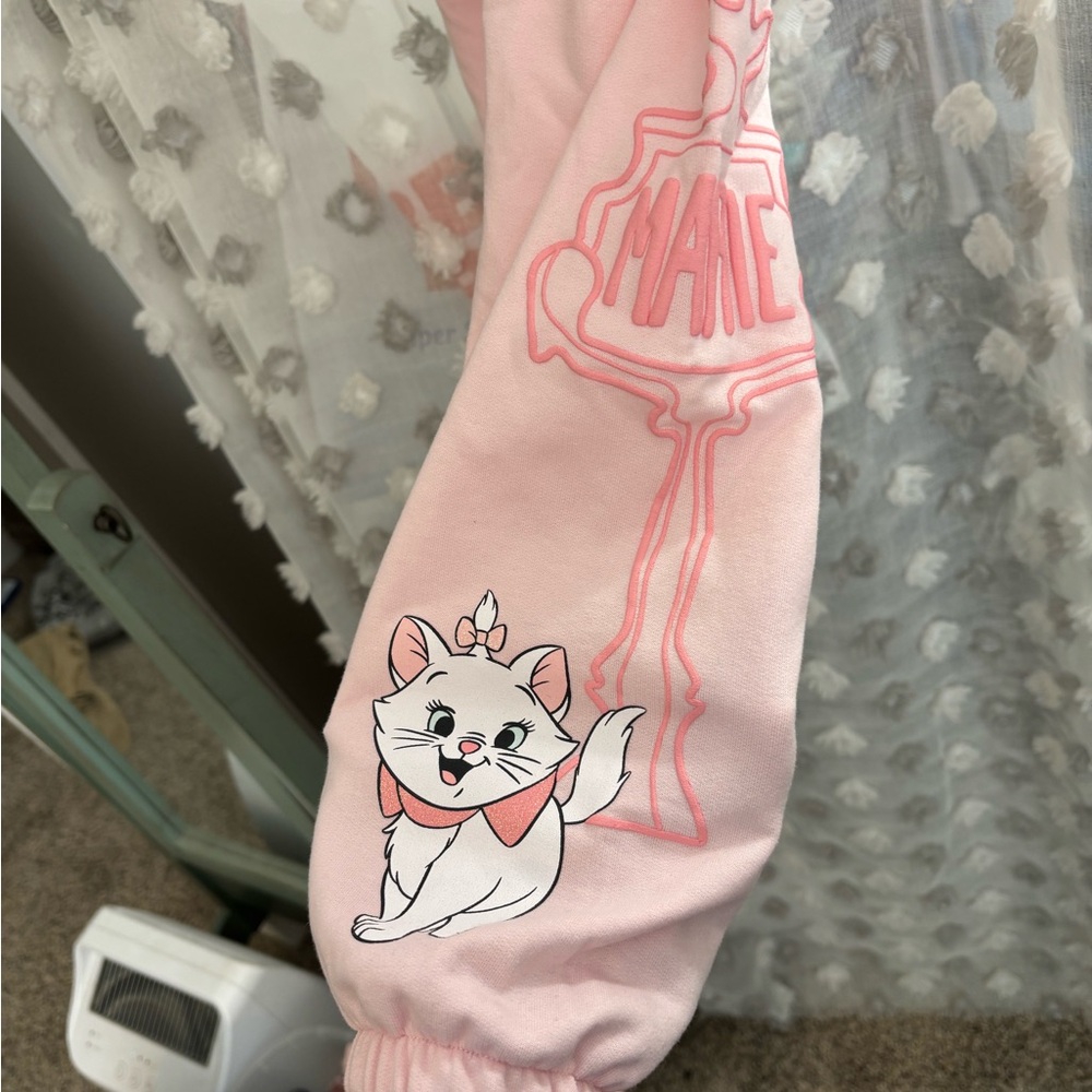 Disney Pink Marie Ruffle-Trim Sweat Set - Picture 4 of 8